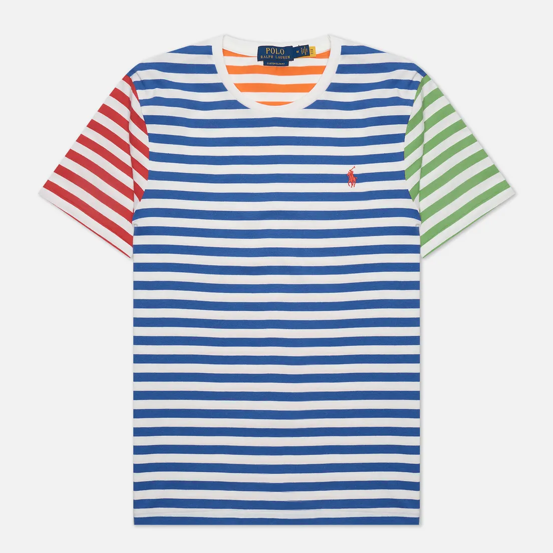 Polo Ralph Lauren Мужская футболка Custom Slim Fit Funy Stripes