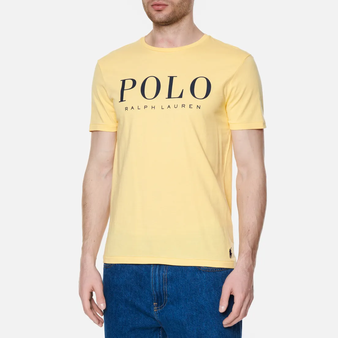 Polo Ralph Lauren Мужская футболка Custom Slim Fit Logo Jersey