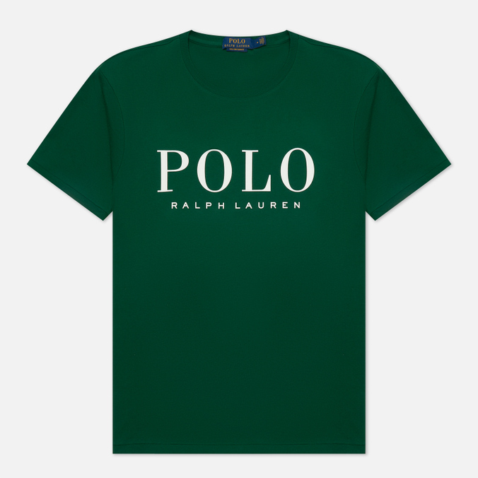Мужская футболка Polo Ralph Lauren, цвет зелёный, размер L