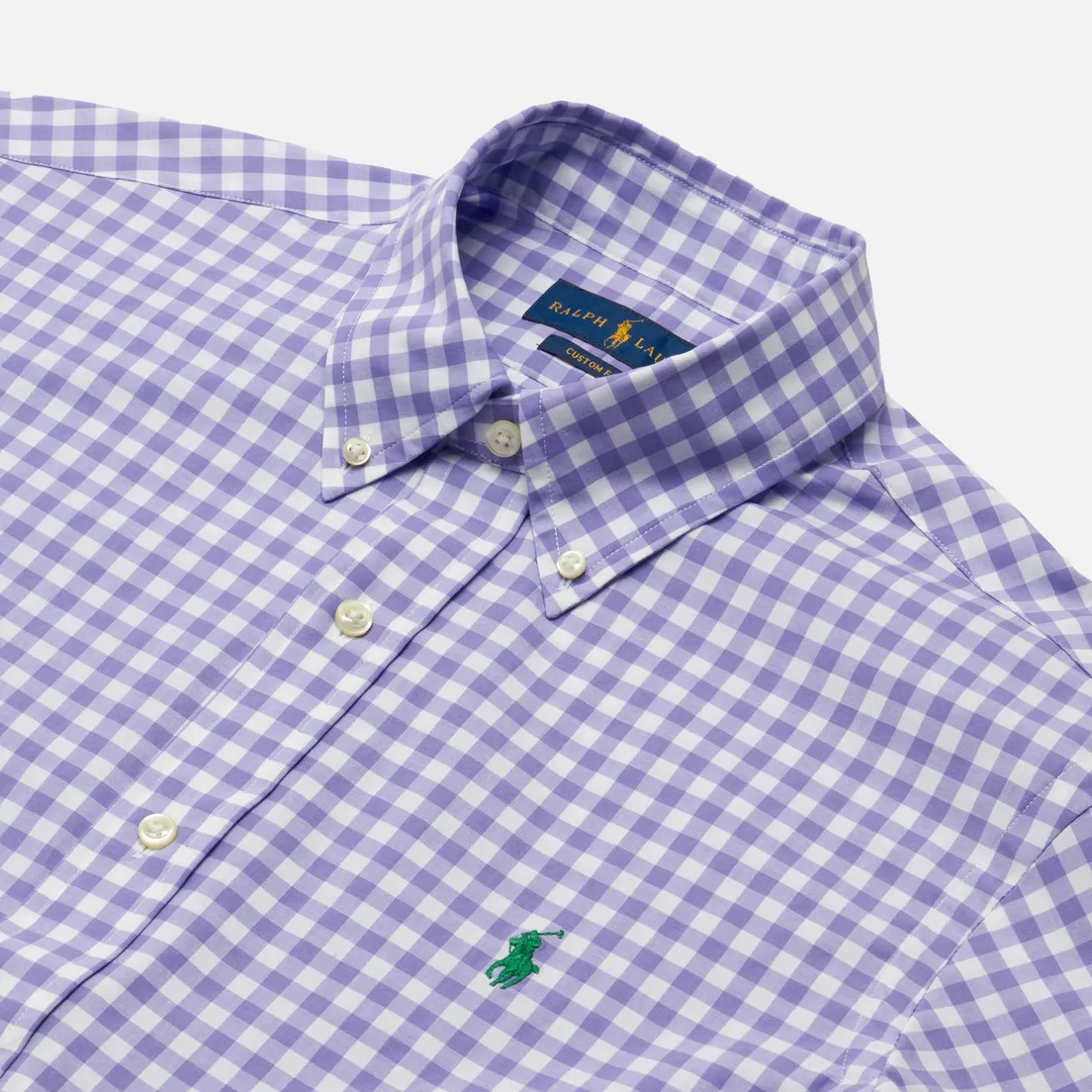 Polo Ralph Lauren Мужская рубашка Custom Fit Stripe Poplin