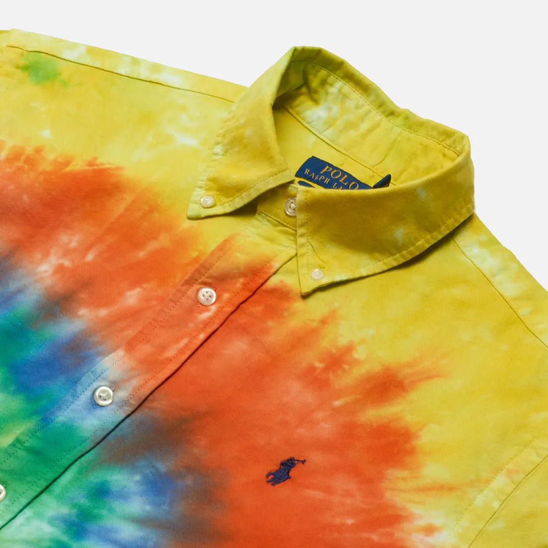 Polo Ralph Lauren Мужская рубашка Custom Fit Tie-Dye Oxford