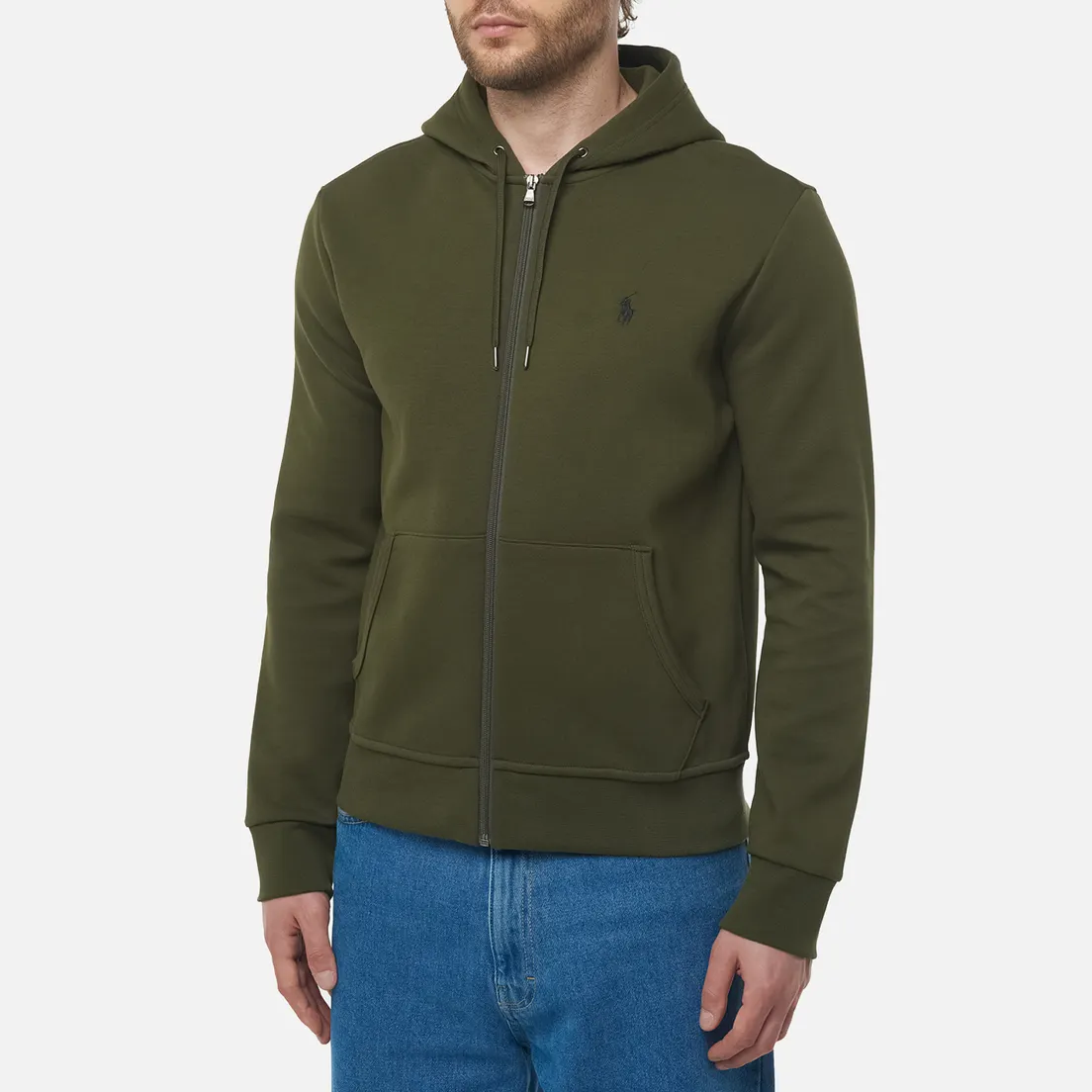 Polo Ralph Lauren Мужская толстовка Embroidered Logo Full Zip Hoodie