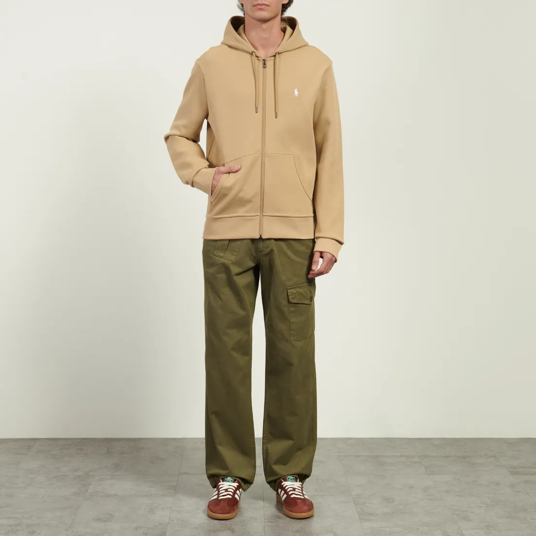 Polo Ralph Lauren Мужская толстовка Double-Knit Full-Zip Hoodie