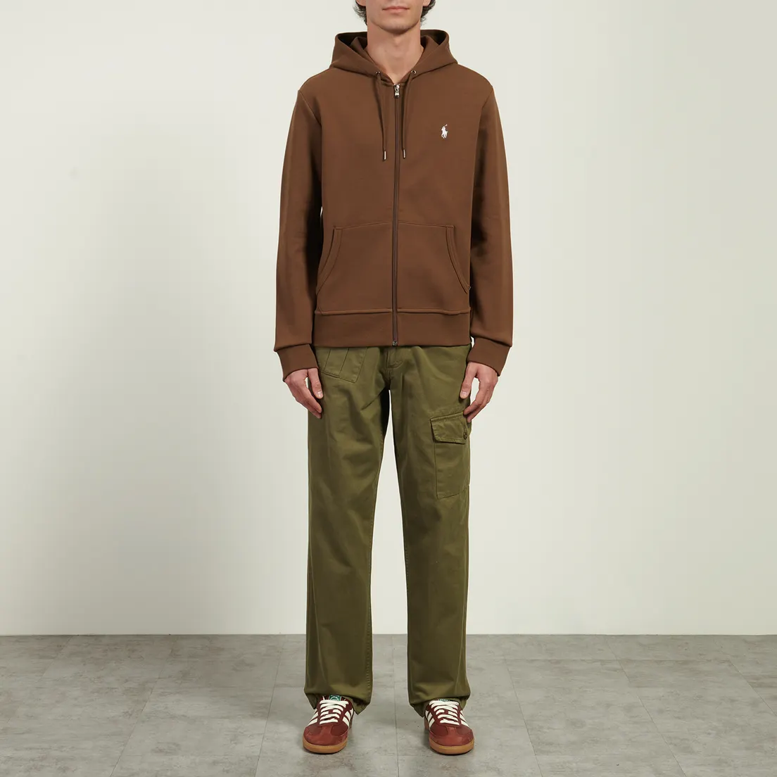 Polo Ralph Lauren Мужская толстовка Double-Knit Full-Zip Hoodie