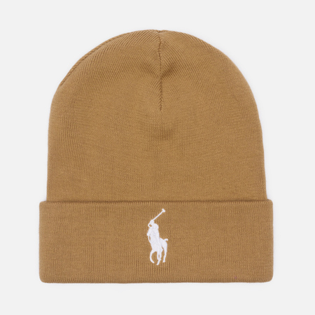  Шапка Polo Ralph Lauren Embroidered Logo, цвет коричневый