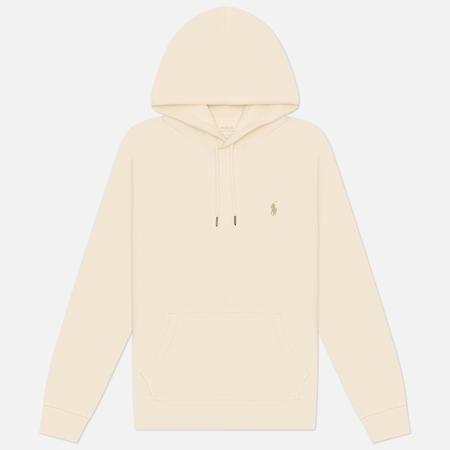 Мужская толстовка Polo Ralph Lauren Double-Knit Hoodie, цвет бежевый, размер L