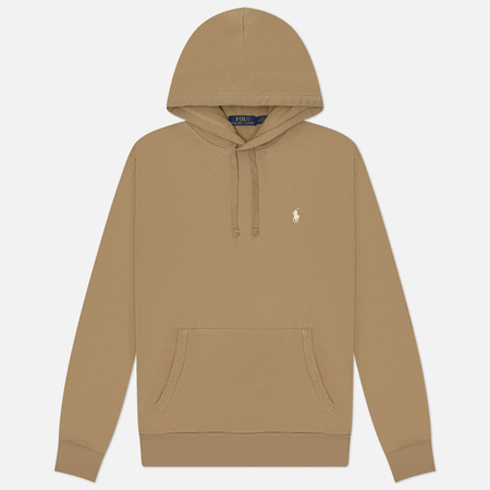 Мужская толстовка Polo Ralph Lauren Loopback Fleece Hoodie, цвет бежевый, размер XL