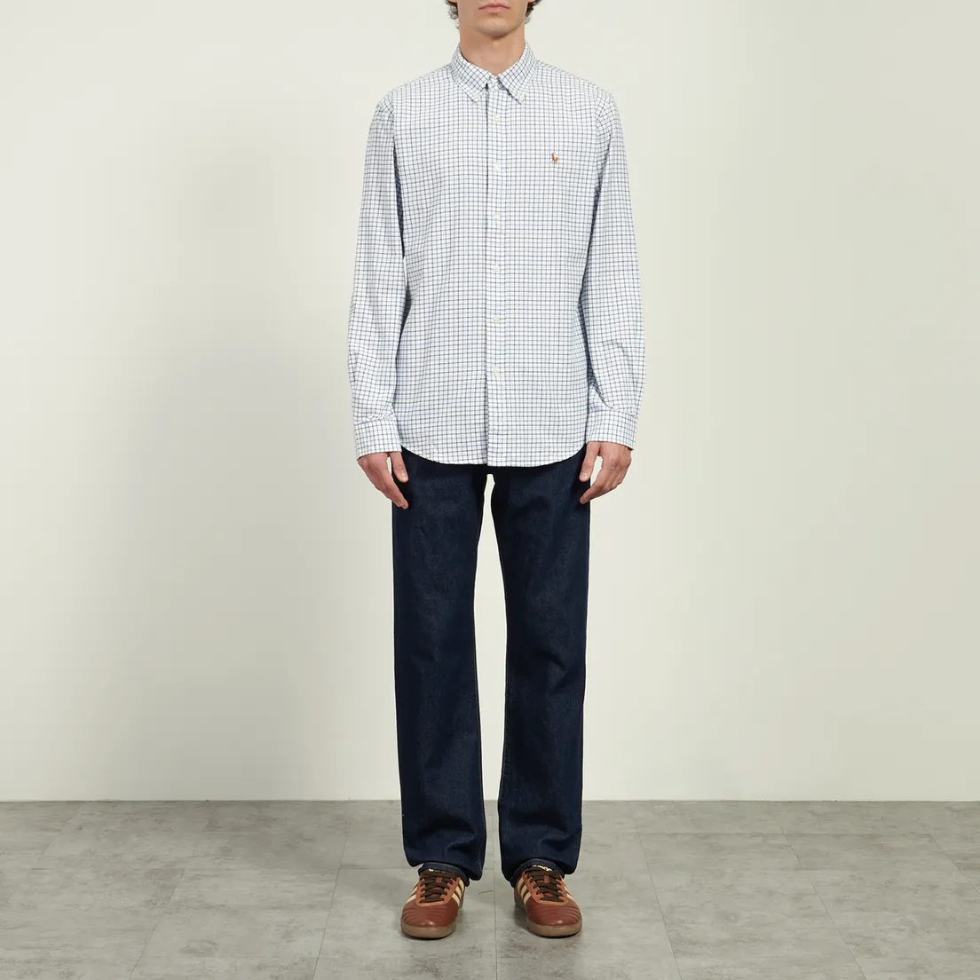 Polo Ralph Lauren Мужская рубашка Classic Oxford Custom Fit