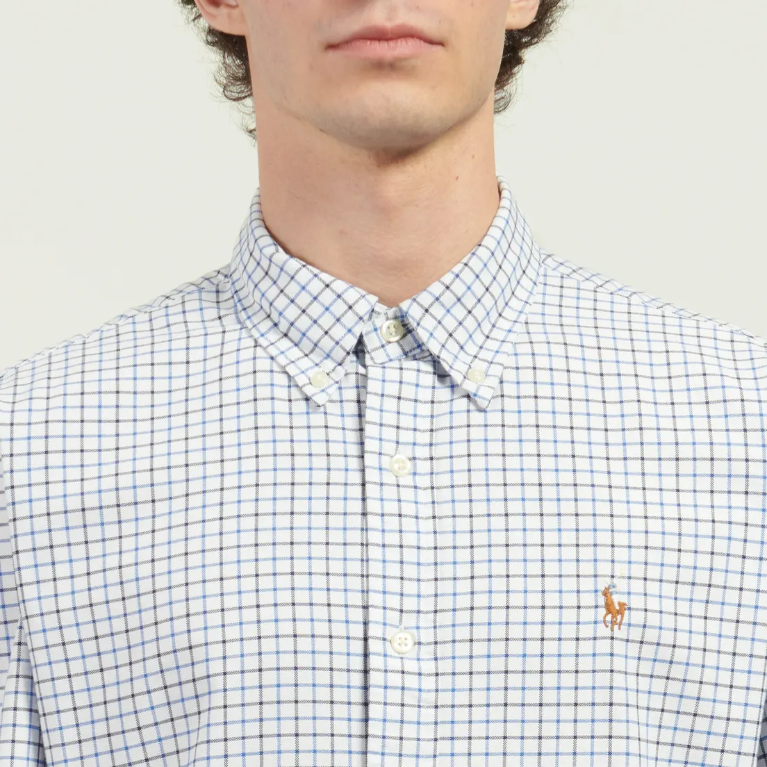 Polo Ralph Lauren Мужская рубашка Classic Oxford Custom Fit