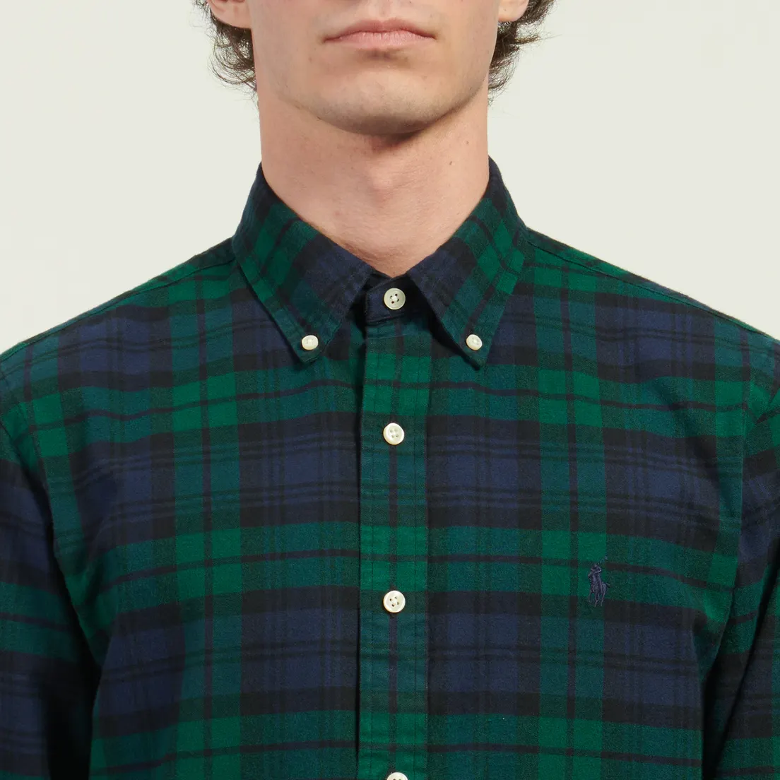 Polo Ralph Lauren Мужская рубашка Classic Oxford Custom Fit