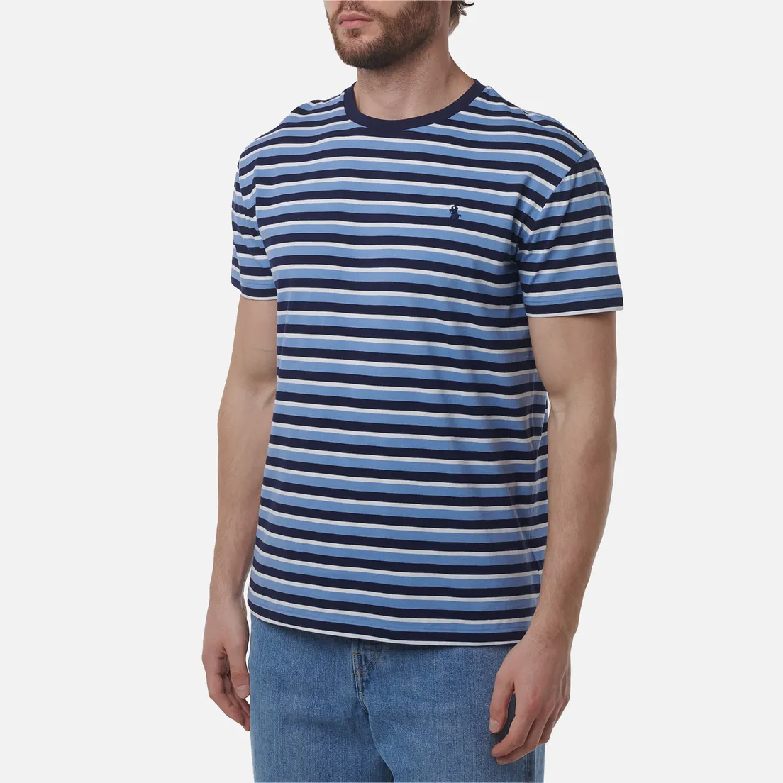 Polo Ralph Lauren Мужская футболка Embroidered Logo Stripe