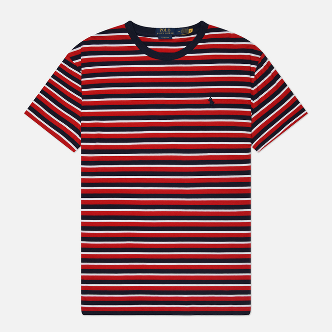 Мужская футболка Polo Ralph Lauren Embroidered Logo Stripe
