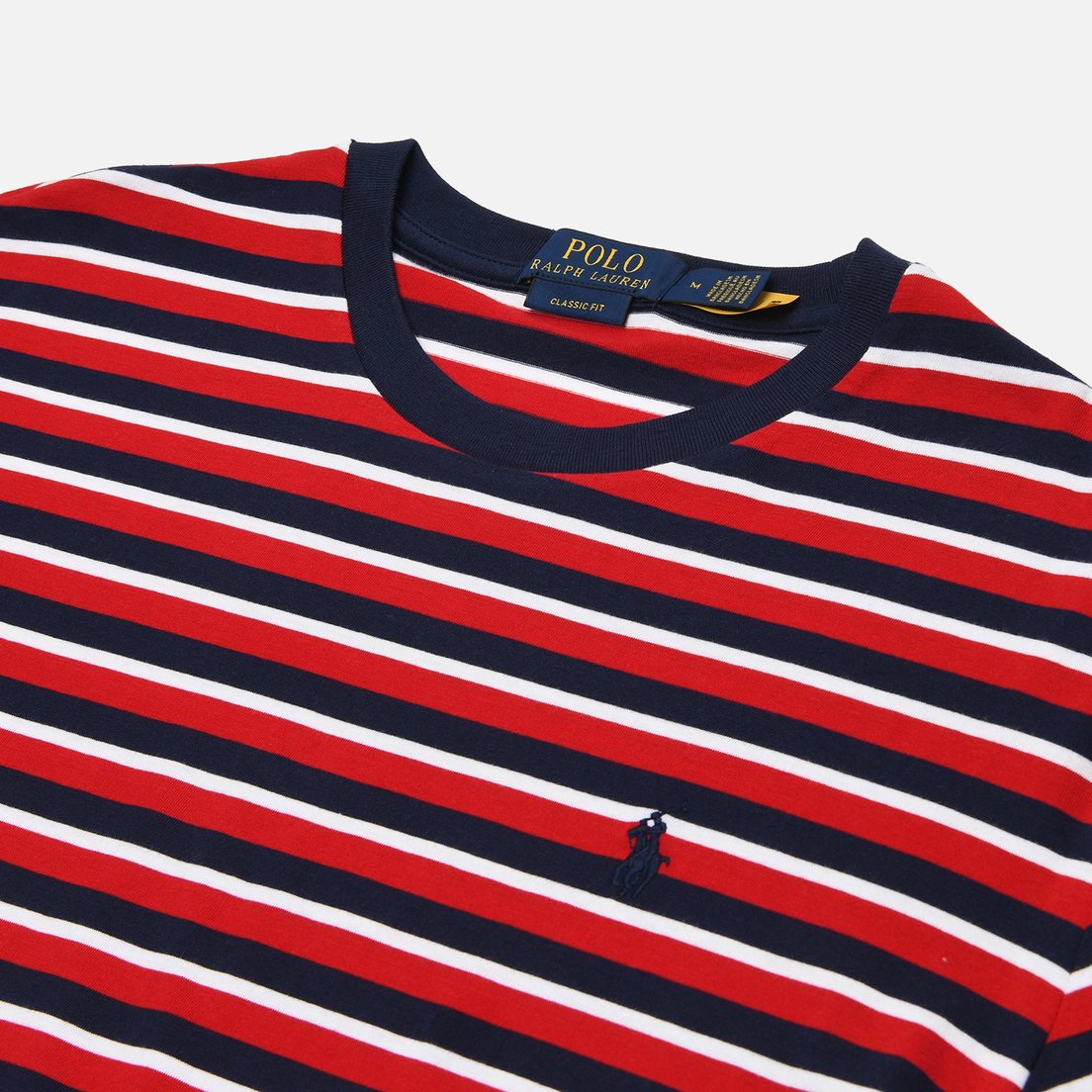 Polo Ralph Lauren Мужская футболка Embroidered Logo Stripe