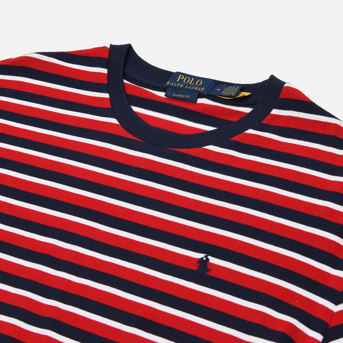 Polo Ralph Lauren Мужская футболка Embroidered Logo Stripe