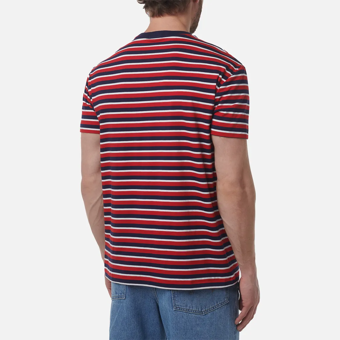 Polo Ralph Lauren Мужская футболка Embroidered Logo Stripe