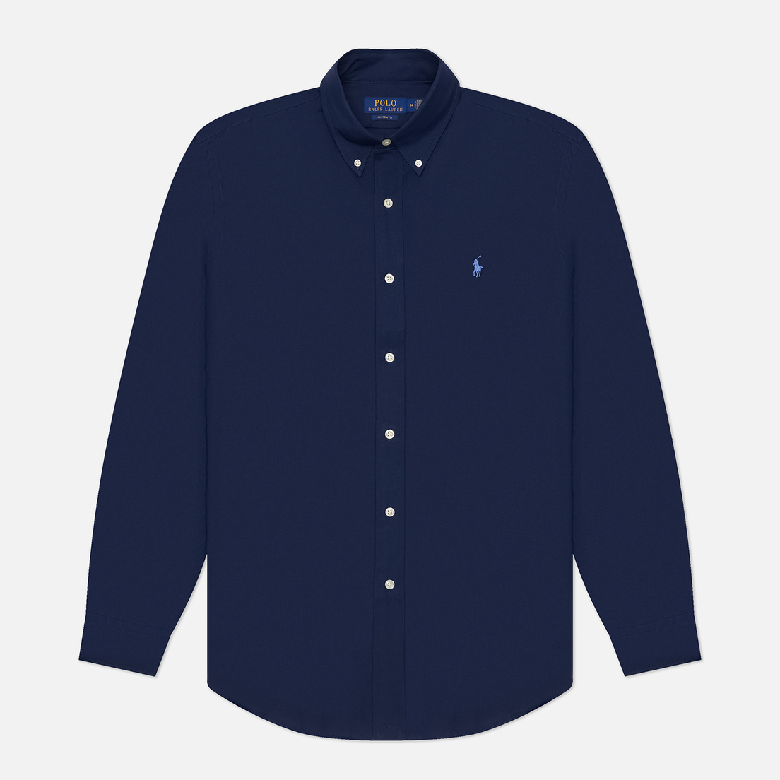 Polo Ralph Lauren Мужская рубашка Embroidered Logo Poplin Custom Fit