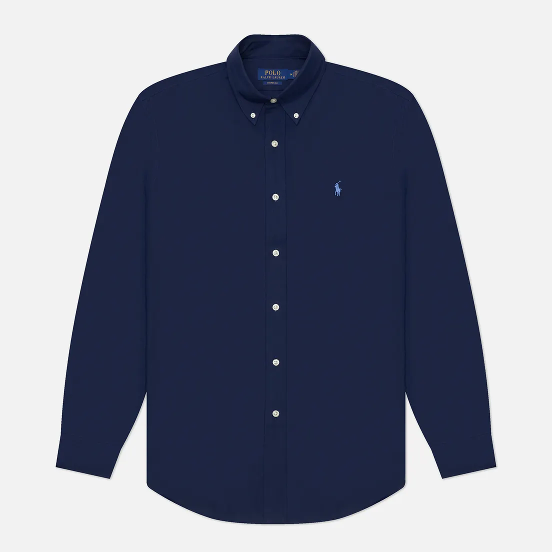 Polo Ralph Lauren Мужская рубашка Embroidered Logo Poplin Custom Fit