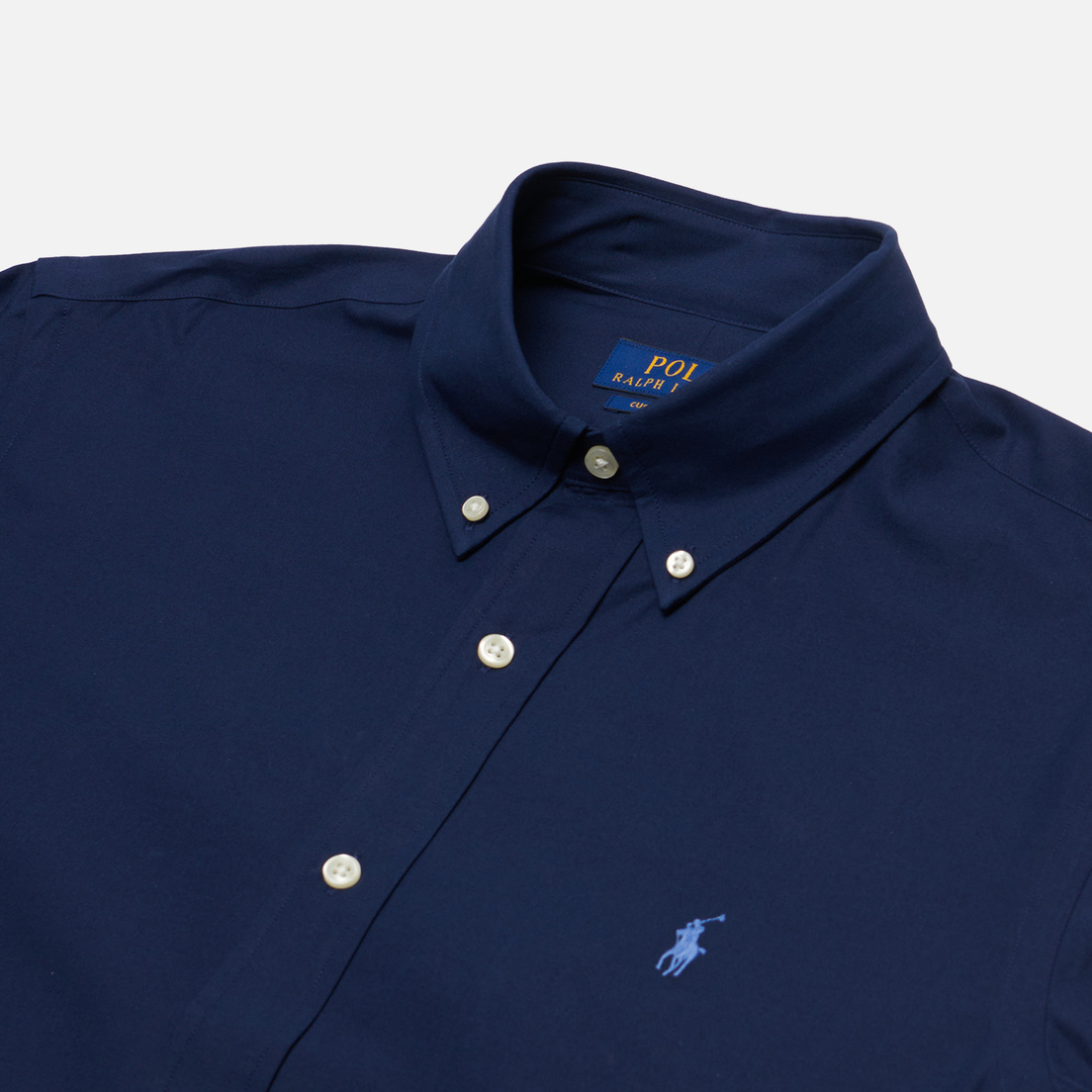 Polo Ralph Lauren Мужская рубашка Embroidered Logo Poplin Custom Fit