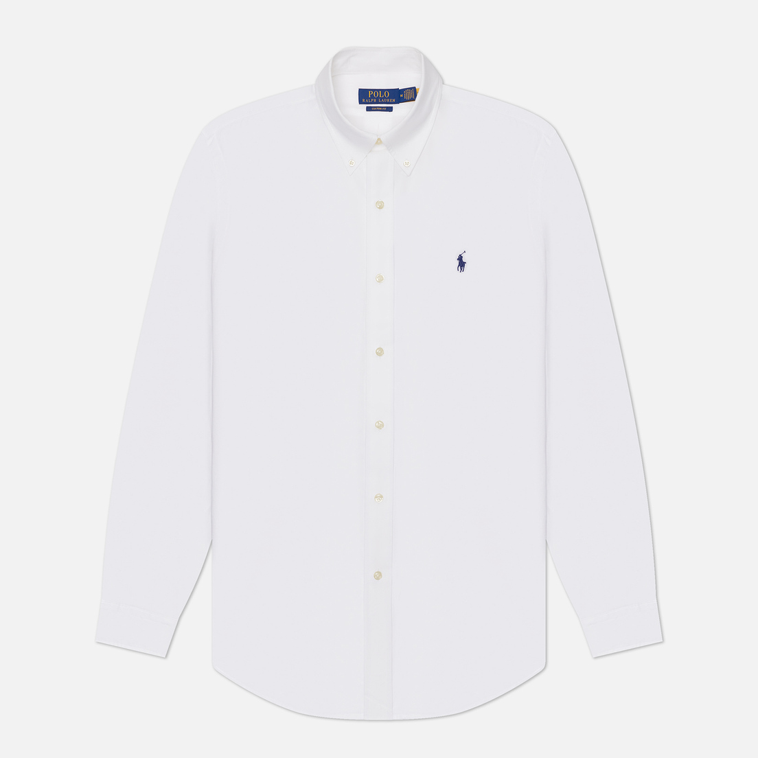 Polo Ralph Lauren Мужская рубашка Embroidered Logo Poplin Custom Fit