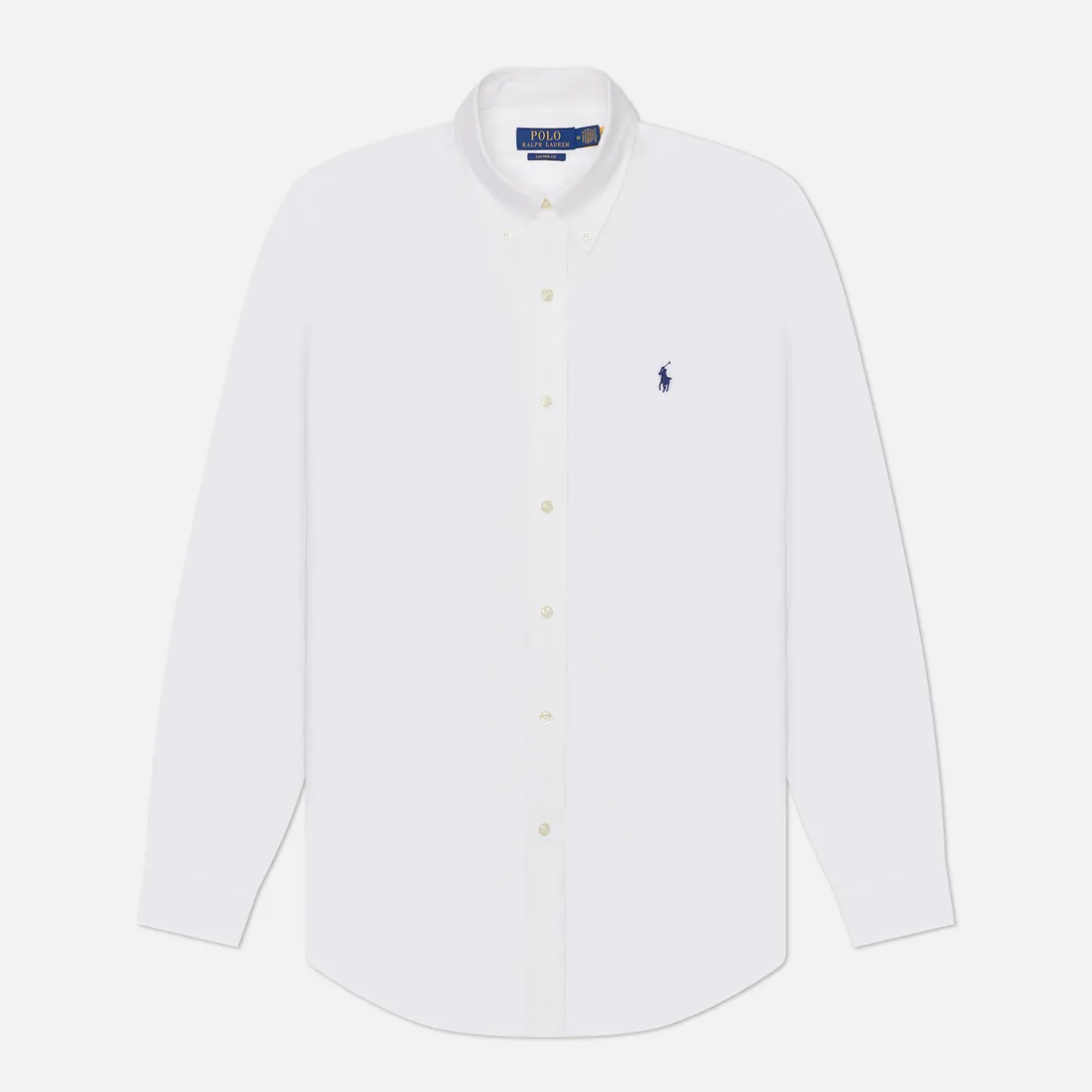 Polo Ralph Lauren Мужская рубашка Embroidered Logo Poplin Custom Fit