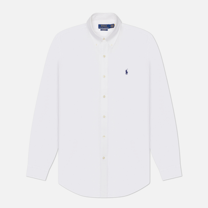 Мужская рубашка Polo Ralph Lauren Embroidered Logo Poplin Custom Fit