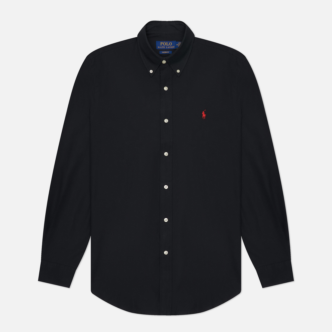 Polo Ralph Lauren Мужская рубашка Embroidered Logo Poplin Custom Fit