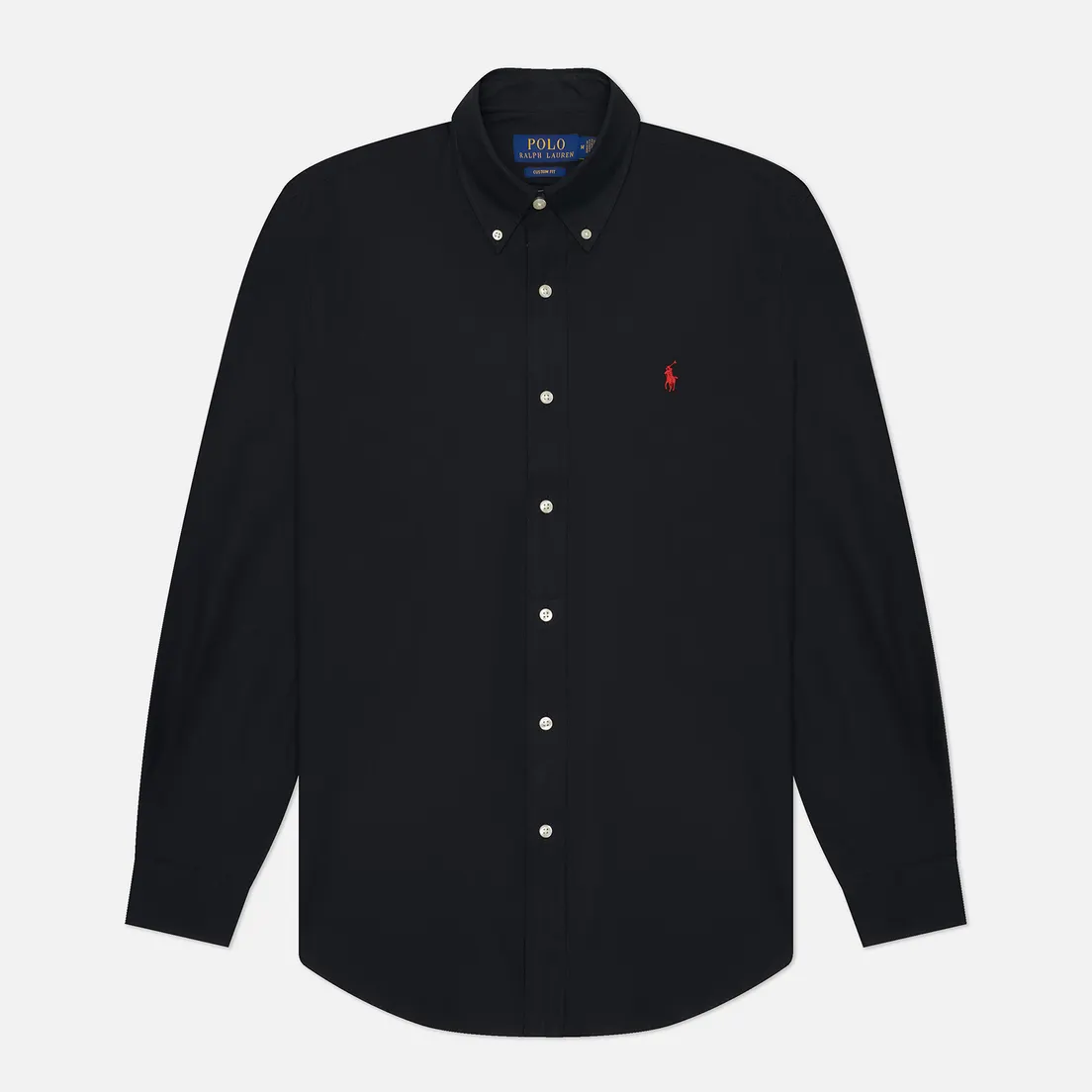 Polo Ralph Lauren Мужская рубашка Embroidered Logo Poplin Custom Fit