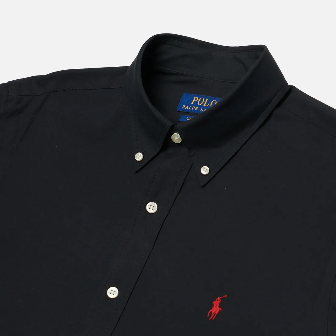 Polo Ralph Lauren Мужская рубашка Embroidered Logo Poplin Custom Fit
