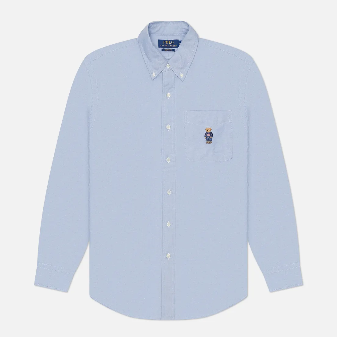 Polo Ralph Lauren Мужская рубашка Polo Bear Oxford Custom Fit
