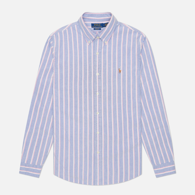 Мужская рубашка Polo Ralph Lauren Classic Oxford Striped Custom Fit