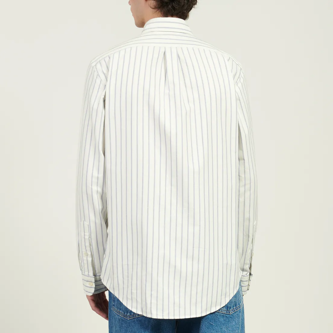 Polo Ralph Lauren Мужская рубашка Classic Oxford Striped Custom Fit