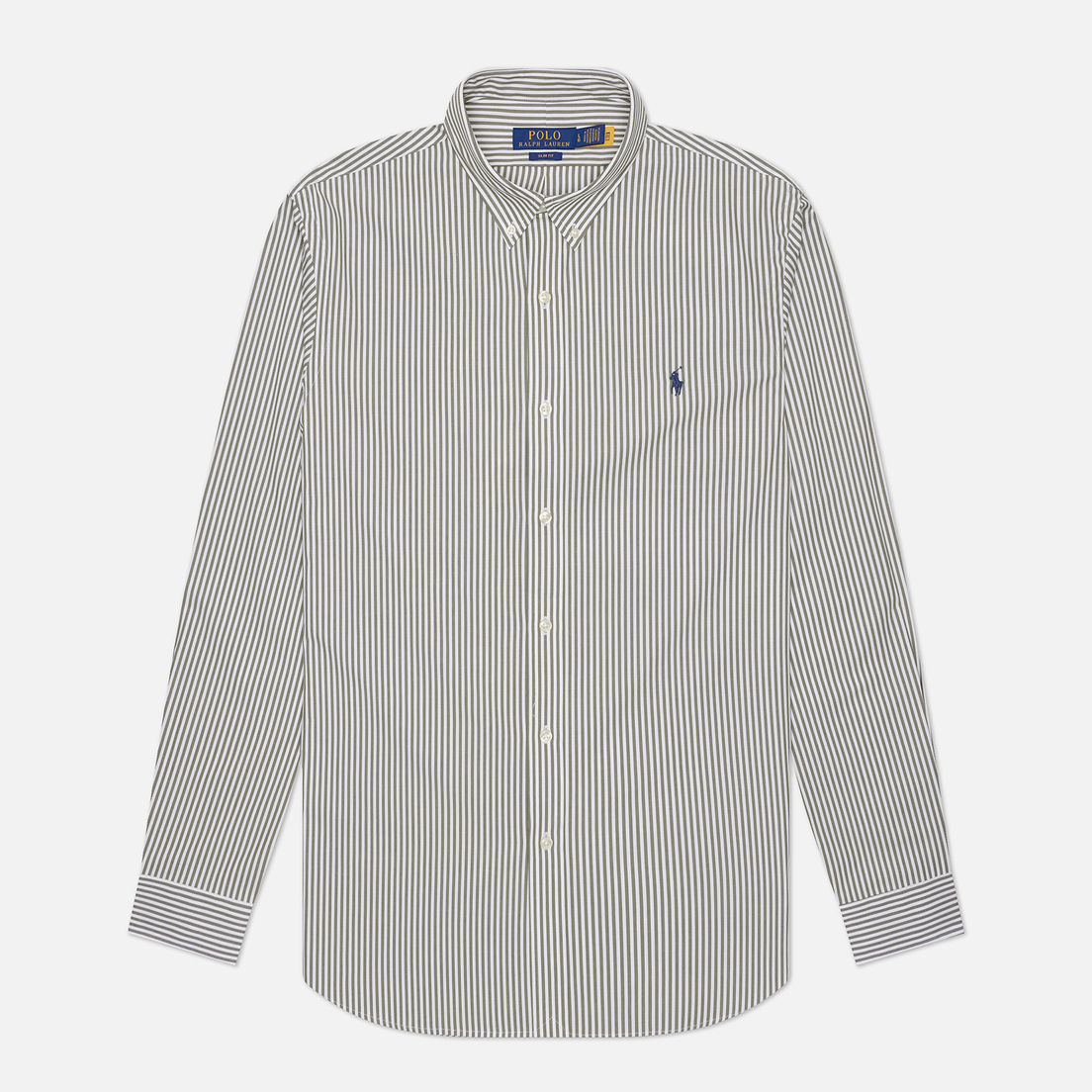 Polo Ralph Lauren Мужская рубашка Striped Poplin Slim Fit