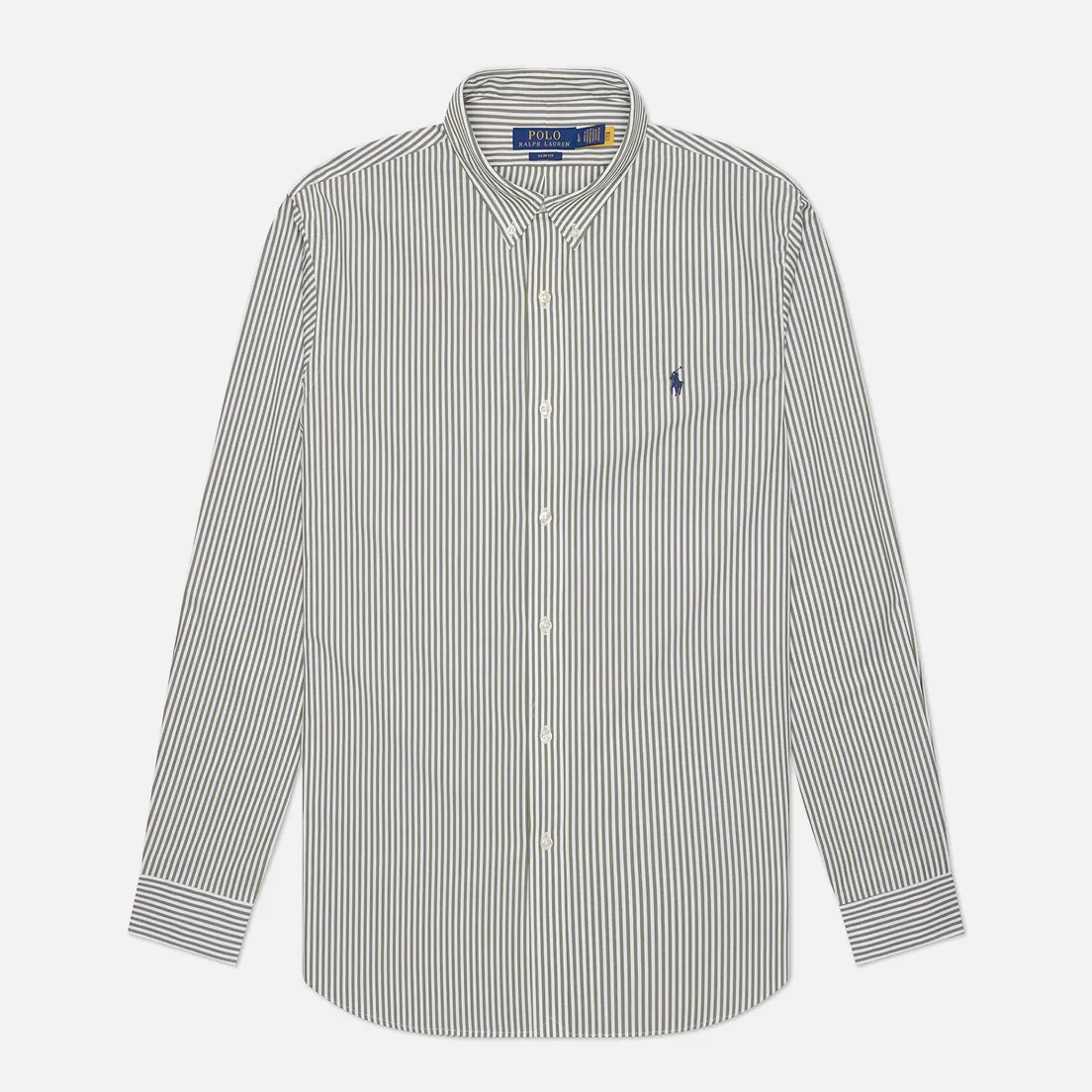 Polo Ralph Lauren Мужская рубашка Striped Poplin Slim Fit