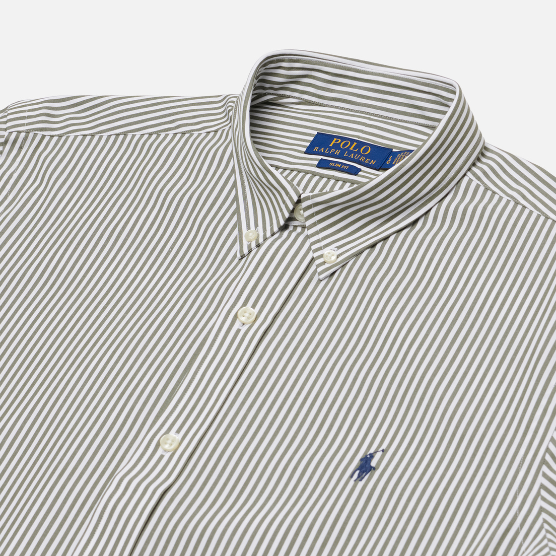Polo Ralph Lauren Мужская рубашка Striped Poplin Slim Fit