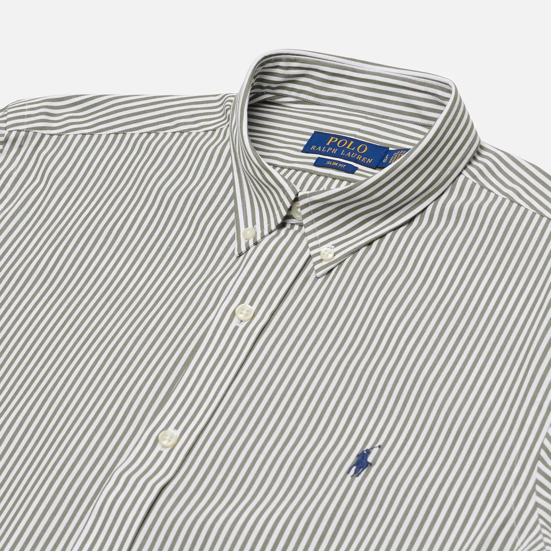 Polo Ralph Lauren Мужская рубашка Striped Poplin Slim Fit