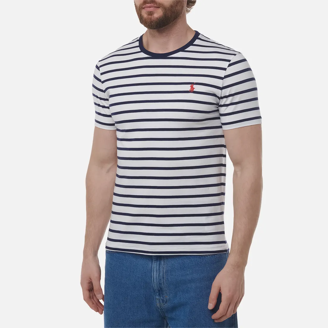 Polo Ralph Lauren Мужская футболка Classic Fit Striped Jersey