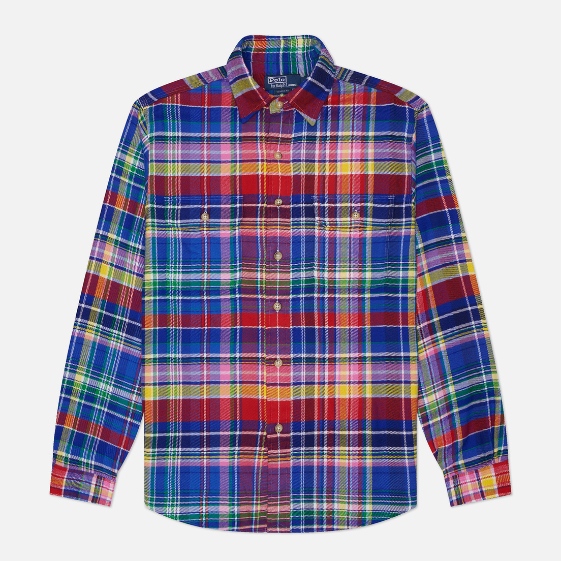 Polo Ralph Lauren Мужская рубашка Madras Classic Fit