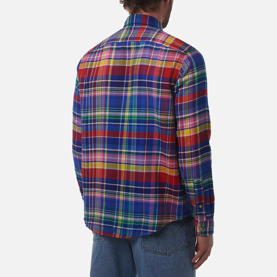Polo Ralph Lauren Мужская рубашка Madras Classic Fit