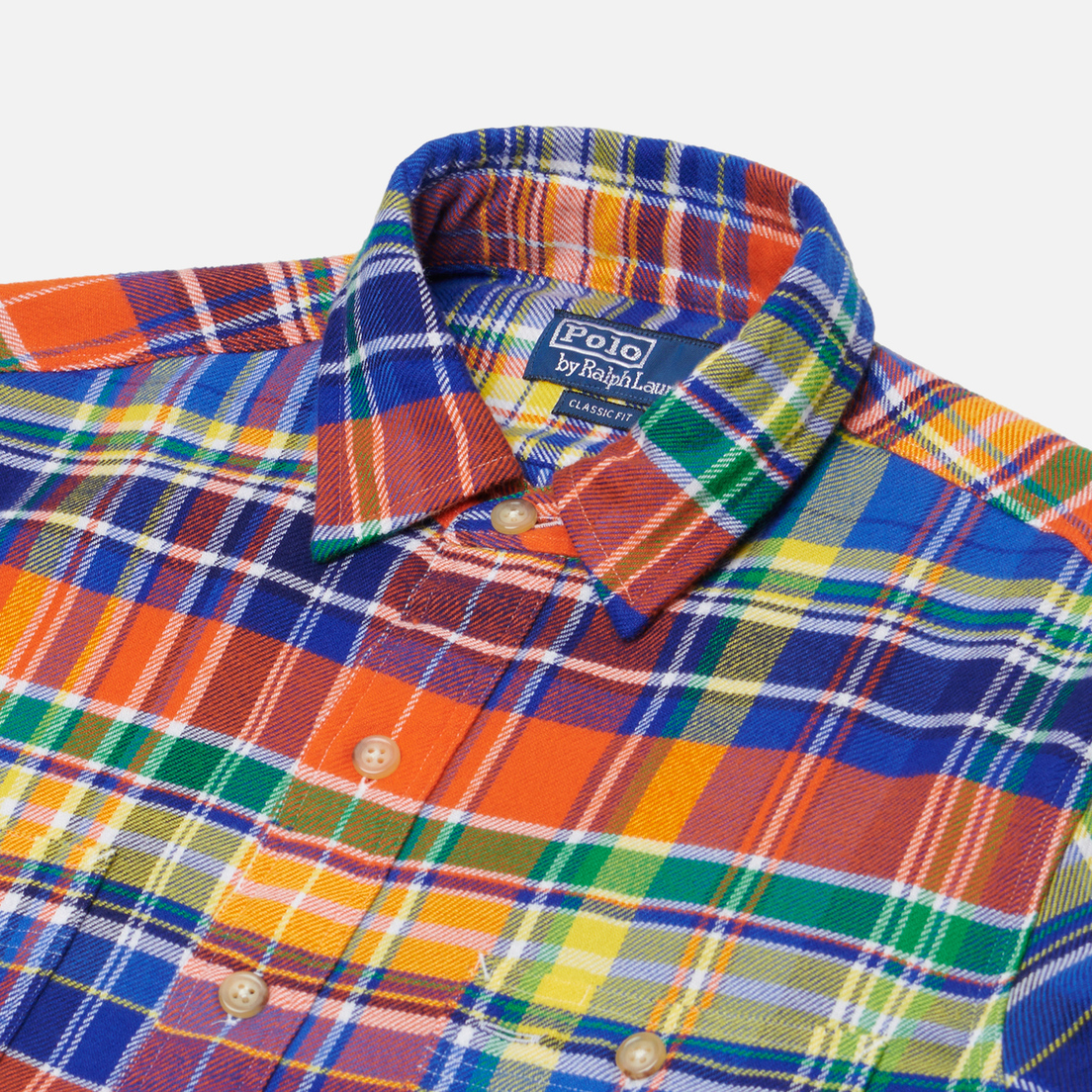 Polo Ralph Lauren Мужская рубашка Madras Classic Fit