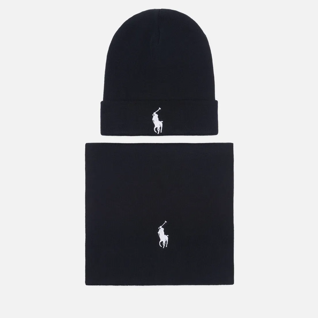 Polo Ralph Lauren Подарочный набор Embroidered Logo Beanie & Scarf