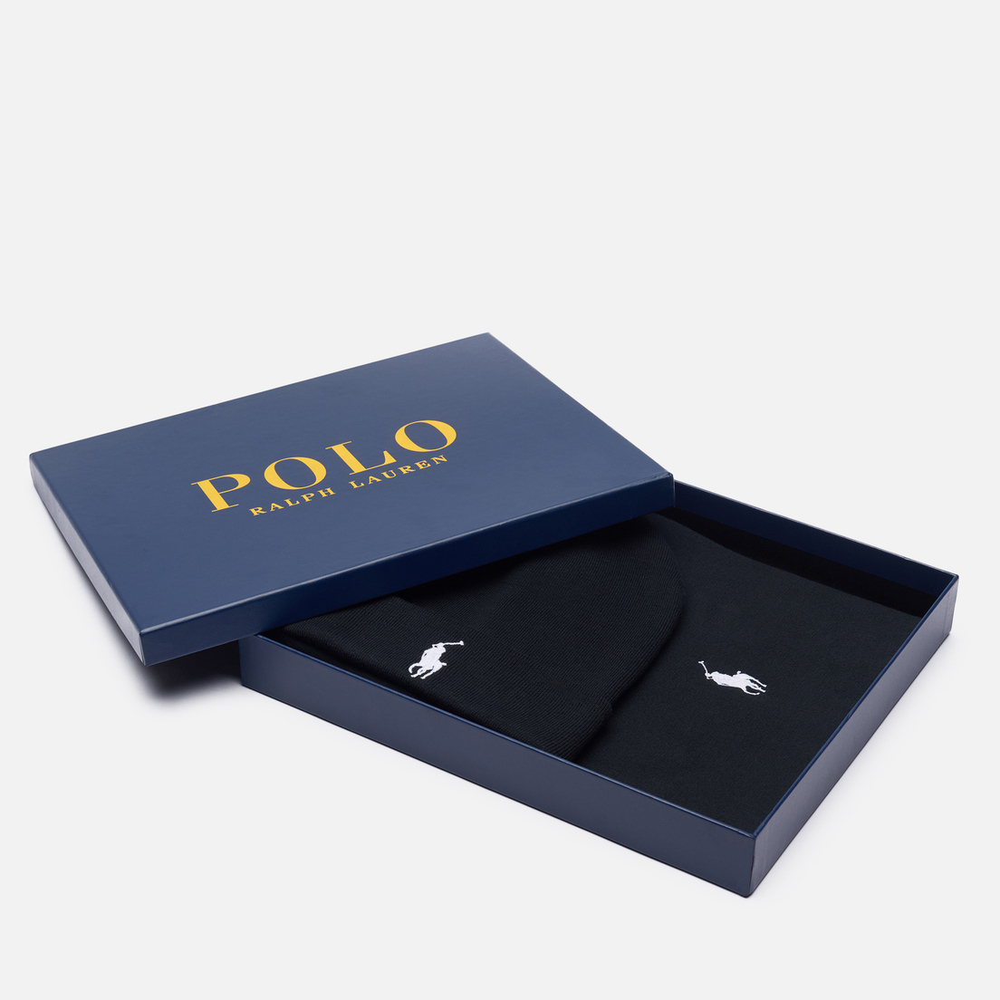 Polo Ralph Lauren Подарочный набор Embroidered Logo Beanie & Scarf
