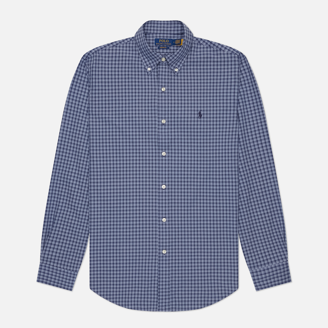 Polo Ralph Lauren Мужская рубашка Plaid Poplin Custom Fit