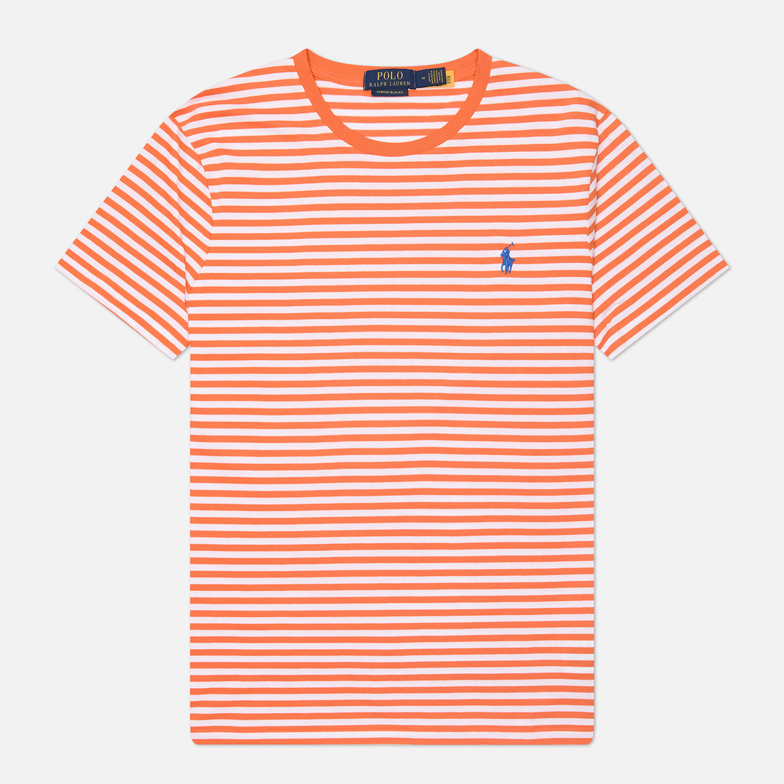 Polo Ralph Lauren Мужская футболка Embroidered Logo Stripe Custom Slim
