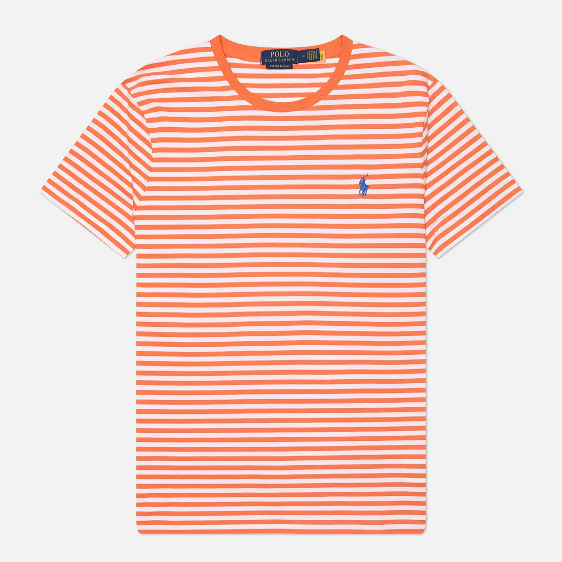Polo Ralph Lauren Мужская футболка Embroidered Logo Stripe Custom Slim
