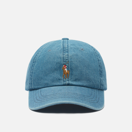 Кепка Polo Ralph Lauren Classic Sport Denim, цвет синий