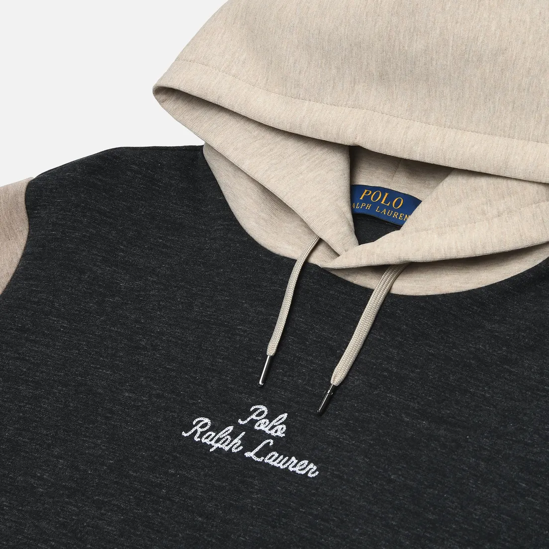 Polo Ralph Lauren Мужская толстовка Logo Color-Blocked Double-Knit Hoodie