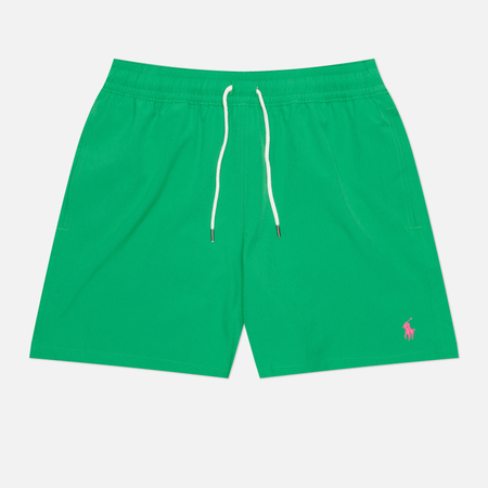 Мужские шорты Polo Ralph Lauren 5.75-Inch Traveler Classic Swim, цвет зелёный