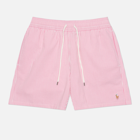 Мужские шорты Polo Ralph Lauren 5.75-Inch Traveler Classic Swim, цвет розовый