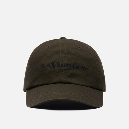   Brandshop Кепка Polo Ralph Lauren Cotton Twill Ball, цвет оливковый