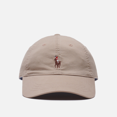   Brandshop Кепка Polo Ralph Lauren Stretch-Cotton Twill Ball, цвет бежевый